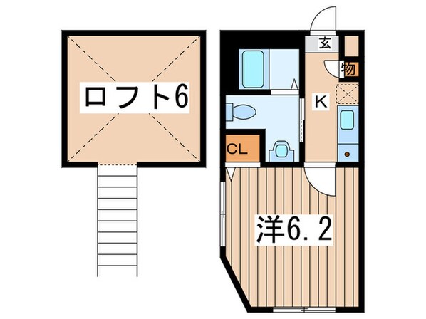 ファーストシティ中央林間の物件間取画像